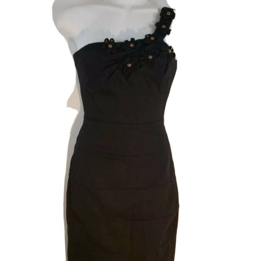 B. Darlin‎ Dress One Shoulder Rosette Bodycon Mini